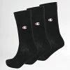 Lot De 3 Paires De Chaussettes Y08ST Noir de Champion -Champion Soldes champion 201268 Y08ST BLACK 20191121T140040 01