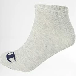 Lot De 3 Paires De Chaussettes Y08QI Blanc Noir Gris de Champion -Champion Soldes champion 201274 Y08QI MULTI 20191025T155706 04