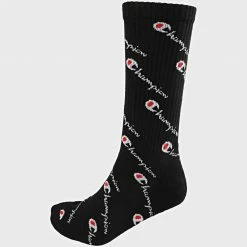 Lot De 2 Paires De Chaussettes Y0AB7 Noir de Champion -Champion Soldes champion 225994 Y0AB7 BLACK 20200728T102254 03