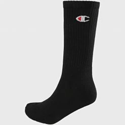 Lot De 3 Paires De Chaussettes Y08QG Noir Gris Blanc de Champion -Champion Soldes champion 226013 Y08QG MULTI RED 20200728T102513 05
