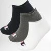 Lot De 3 Paires De Chaussettes Y08QI Blanc Gris Bleu Marine de Champion -Champion Soldes champion 226020 Y08QI NAVY WHT DG 20200728T102619 01