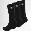 Lot De 3 Paires De Chaussettes Y08QG Noir de Champion -Champion Soldes champion 226033 Y08QG BLK RED 20200728T102352 01