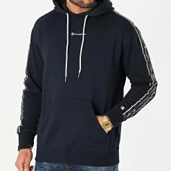 Sweat Capuche 214225 Bleu Marine de Champion 8 Sweat Capuche 214225 Bleu Marine de Champion -Champion Soldes champion 248417 214225 BS501 20210126T151525 03