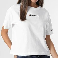 Tee Shirt Femme 114474 Blanc de Champion