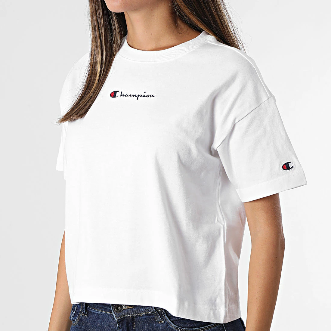 Tee Shirt Femme 114474 Blanc de Champion 5 Tee Shirt Femme 114474 Blanc de Champion – Image 3