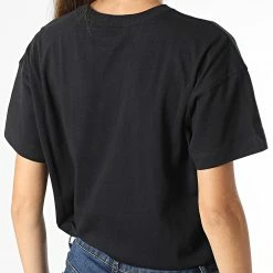 Tee Shirt Femme 114476 Noir de Champion 9 Tee Shirt Femme 114476 Noir de Champion -Champion Soldes champion 281644 114476 KK001 20210913T154228 04