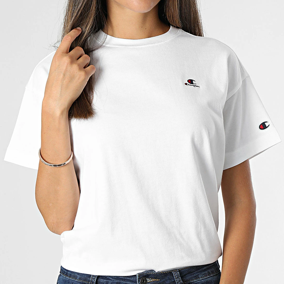 Tee Shirt Femme 114476 Blanc de Champion 3 Tee Shirt Femme 114476 Blanc de Champion