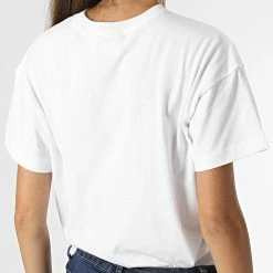 Tee Shirt Femme 114476 Blanc de Champion 9 Tee Shirt Femme 114476 Blanc de Champion -Champion Soldes champion 281645 114476 WW001 20210913T153252 04
