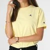 Tee Shirt Femme 114476 Jaune de Champion