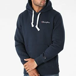 Sweat Capuche 216475 Bleu Marine de Champion 8 Sweat Capuche 216475 Bleu Marine de Champion -Champion Soldes champion 281648 216475 BS538 20210831T155238 03
