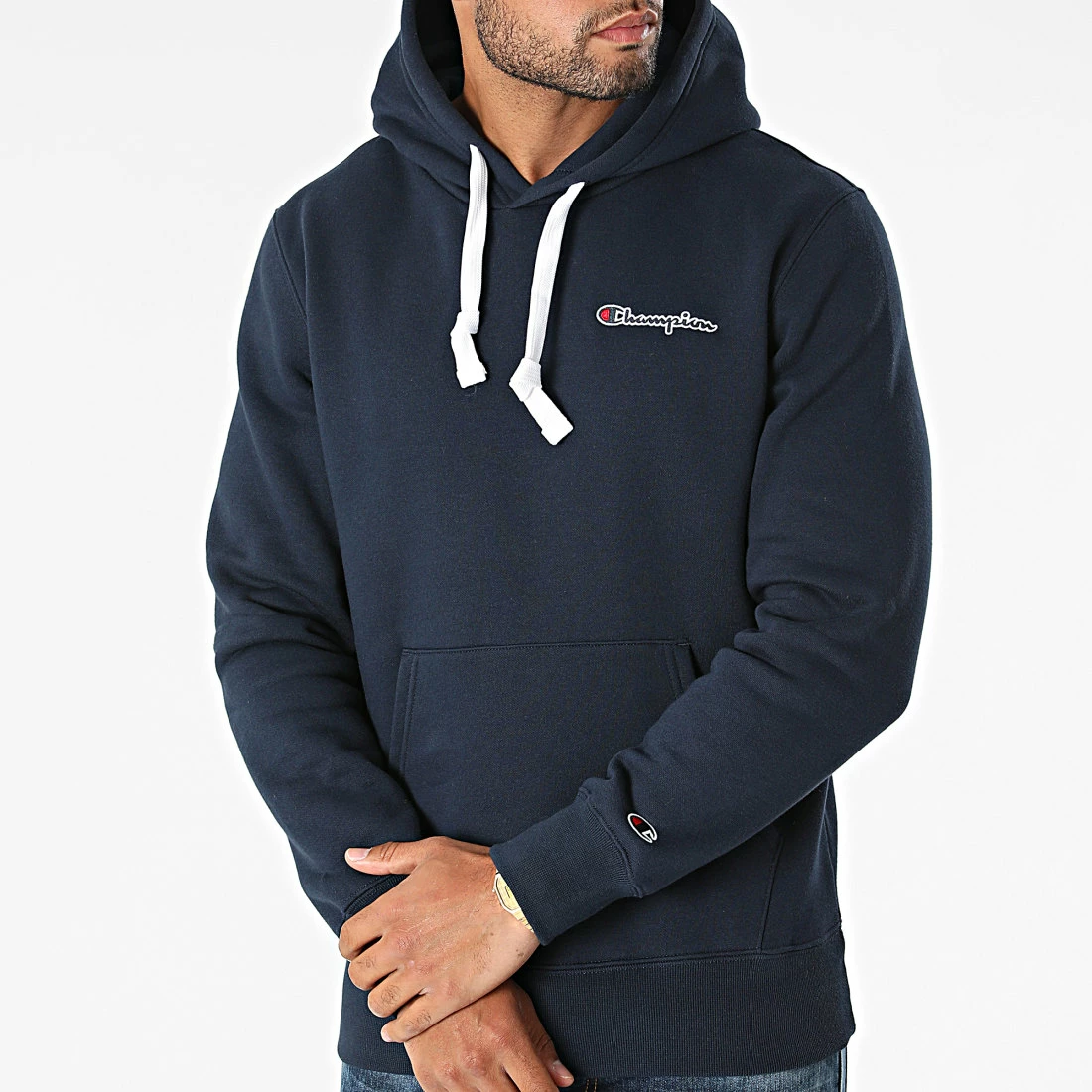 Sweat Capuche 216475 Bleu Marine de Champion 5 Sweat Capuche 216475 Bleu Marine de Champion – Image 3