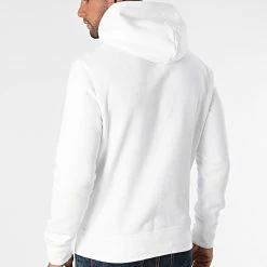 Sweat Capuche 216475 Blanc de Champion -Champion Soldes champion 281650 216475 WW001 20210831T155157 04