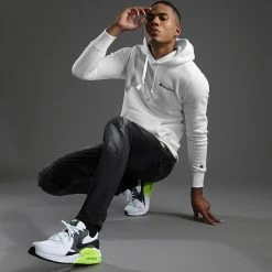 Sweat Capuche 216475 Blanc de Champion -Champion Soldes champion 281650 216475 WW001 20211006T141434 05