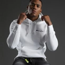 Sweat Capuche 216475 Blanc de Champion -Champion Soldes champion 281650 216475 WW001 20211006T141436 06