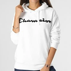 Sweat Capuche FEmme 114497 Blanc de Champion