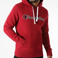 Sweat Capuche 216470 Bordeaux de Champion
