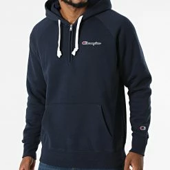 Sweat Capuche 216483 Bleu Marine de Champion