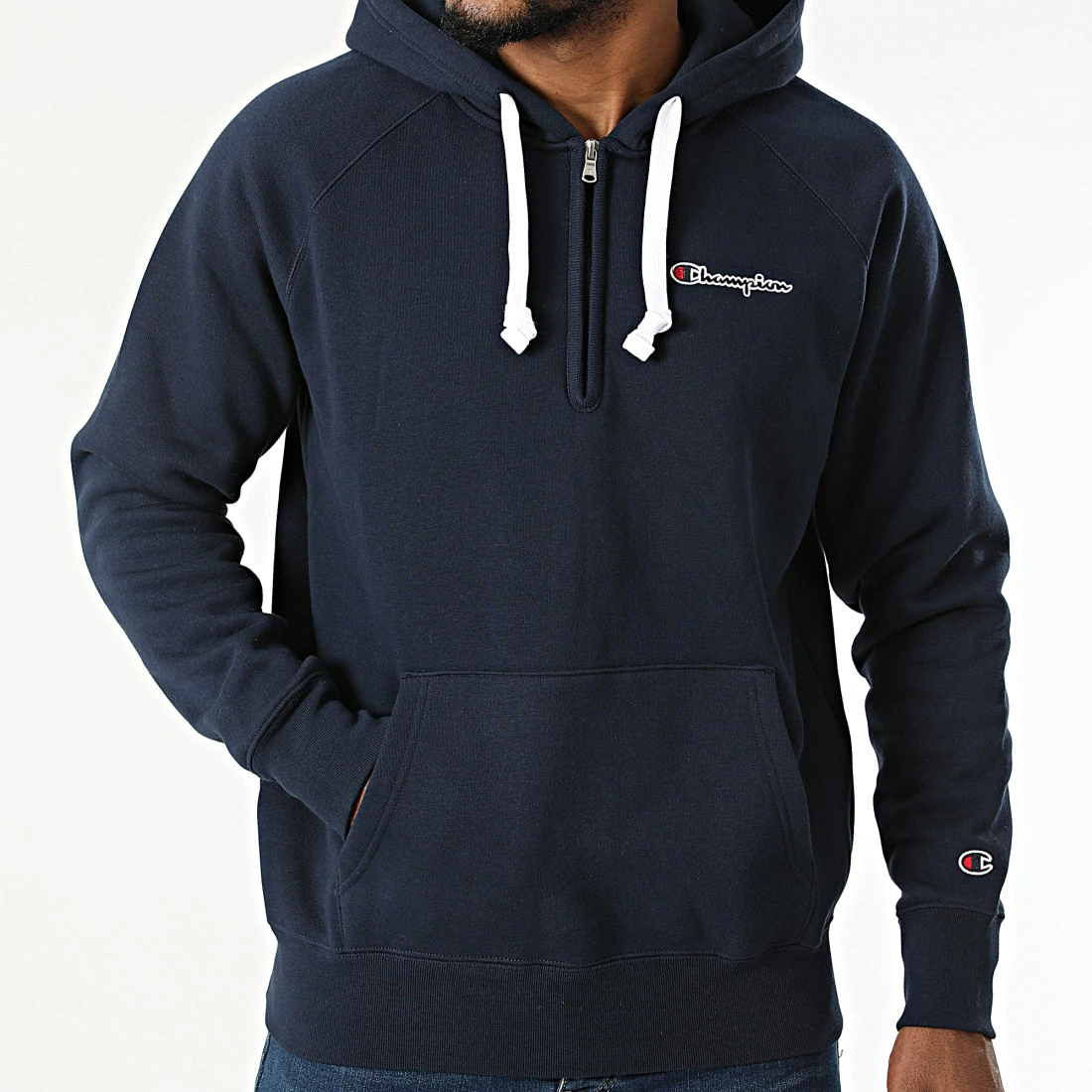 Sweat Capuche 216483 Bleu Marine de Champion 5 Sweat Capuche 216483 Bleu Marine de Champion – Image 3