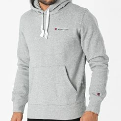 Sweat Capuche 216475 Gris Chiné de Champion