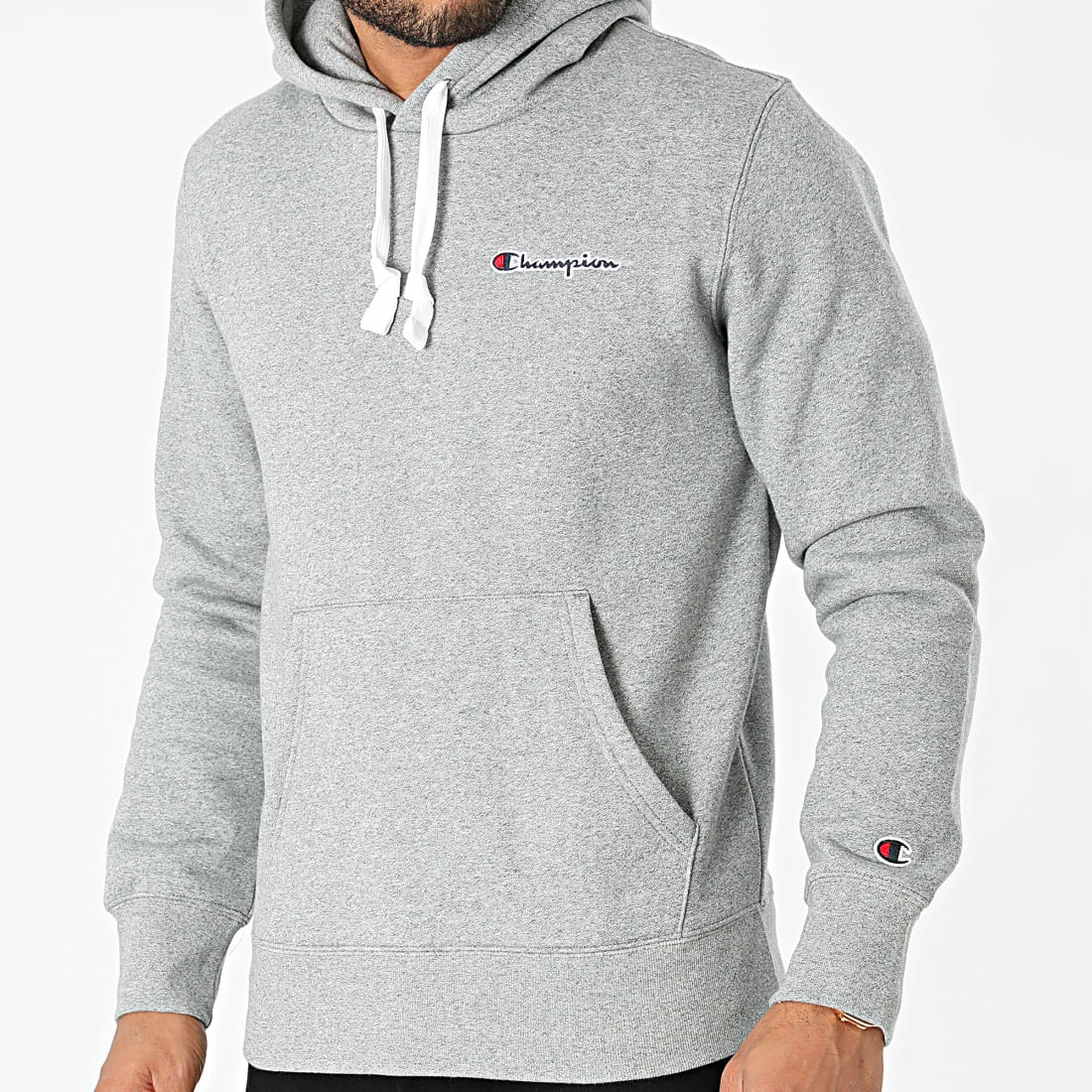 Sweat Capuche 216475 Gris Chiné de Champion 3 Sweat Capuche 216475 Gris Chiné de Champion