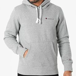 Sweat Capuche 216475 Gris Chiné de Champion 8 Sweat Capuche 216475 Gris Chiné de Champion -Champion Soldes champion 285960 216475 EM525 20210930T120805 03
