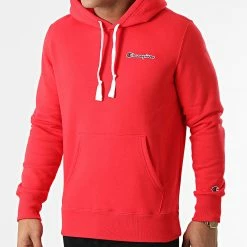 Sweat Capuche 216475 Rouge de Champion