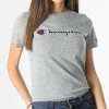 Tee Shirt Femme 114472 Gris Chiné de Champion 2 Tee Shirt Femme 114472 Gris Chiné de Champion -Champion Soldes champion 289089 114472 EM525 20211029T161255 01
