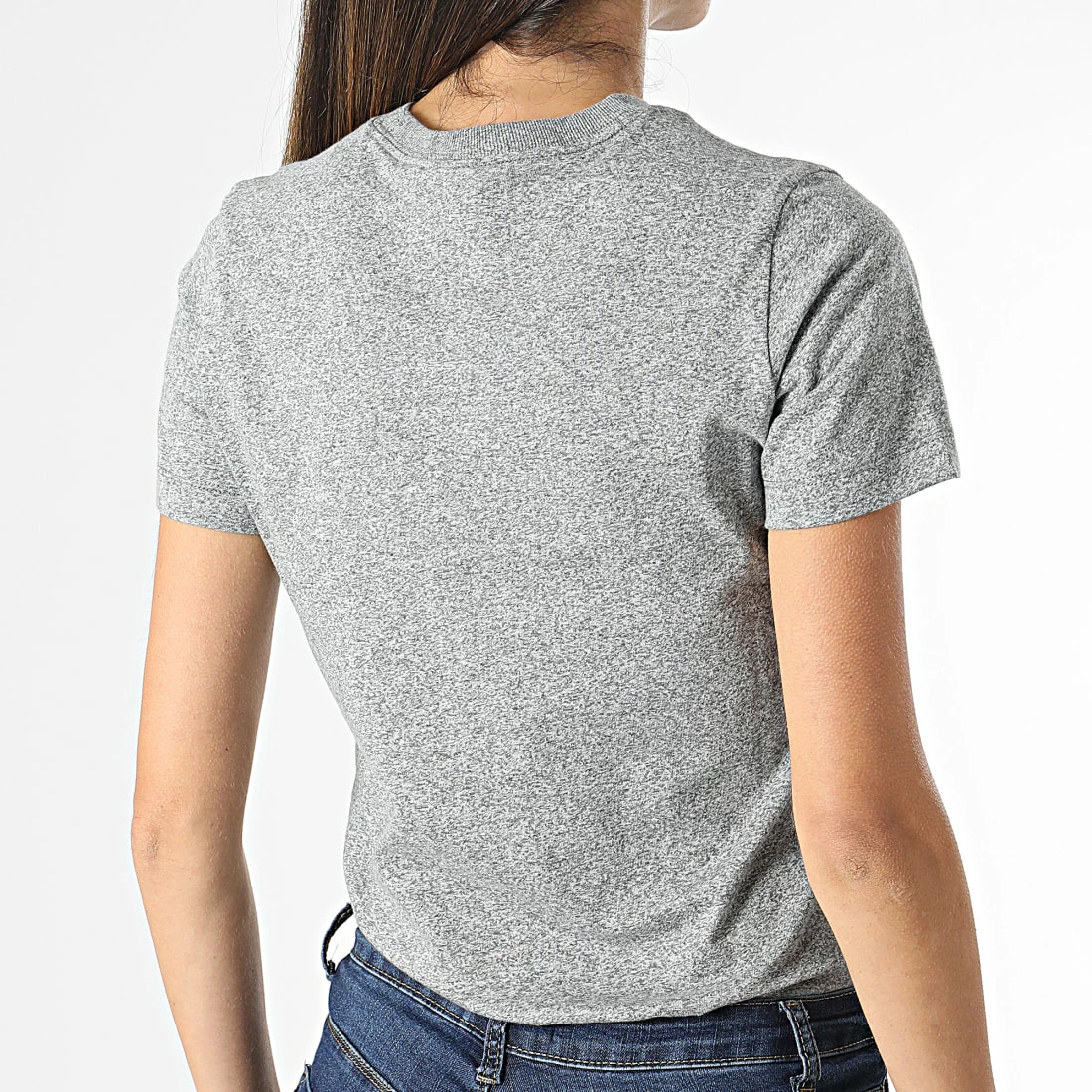 Tee Shirt Femme 114472 Gris Chiné de Champion 6 Tee Shirt Femme 114472 Gris Chiné de Champion – Image 4