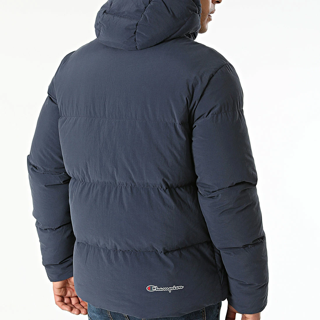 Veste Zippée Capuche 216731 Bleu Marine de Champion 6 Veste Zippée Capuche 216731 Bleu Marine de Champion – Image 4