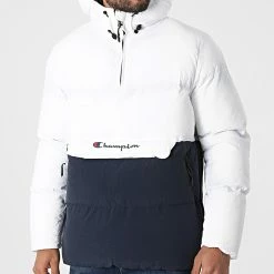 Doudoune Capuche 216733 Blanc de Champion