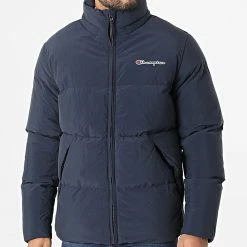 Doudoune 216953 Bleu Marine de Champion -Champion Soldes champion 295056 216953 BS538 20211216T122421 03