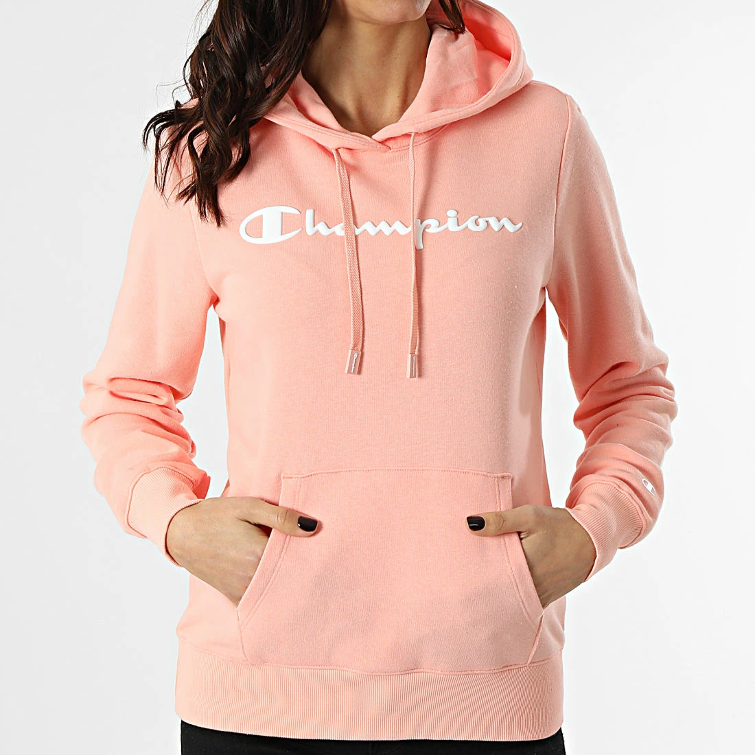 Sweat Capuche Femme 114858 Saumon de Champion 3 Sweat Capuche Femme 114858 Saumon de Champion