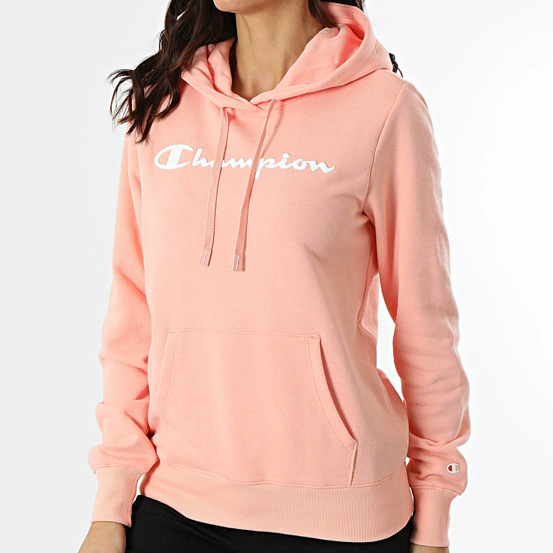 Sweat Capuche Femme 114858 Saumon de Champion 5 Sweat Capuche Femme 114858 Saumon de Champion – Image 3