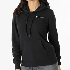 Sweat Capuche Femme 114859 Noir de Champion