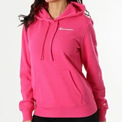 Sweat Capuche Femme 114859 Rose de Champion