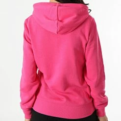 Sweat Capuche Femme 114859 Rose de Champion -Champion Soldes champion 297536 114859 PS025 20220114T152121 04