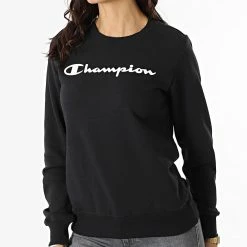 Sweat Crewneck Femme 114864 Noir de Champion