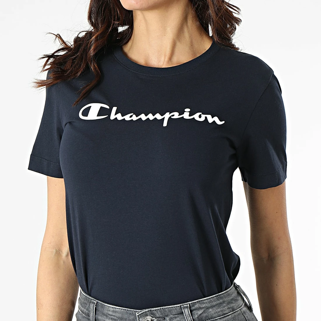 Tee Shirt Femme 114911 Bleu Marine de Champion 3 Tee Shirt Femme 114911 Bleu Marine de Champion