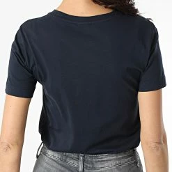 Tee Shirt Femme 114911 Bleu Marine de Champion 9 Tee Shirt Femme 114911 Bleu Marine de Champion -Champion Soldes champion 297566 114911 BS501 20220124T162912 04