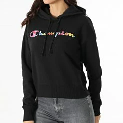 Sweat Capuche Femme 114982 Noir de Champion