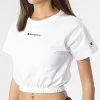 Tee Shirt Femme Crop 115211 Blanc de Champion