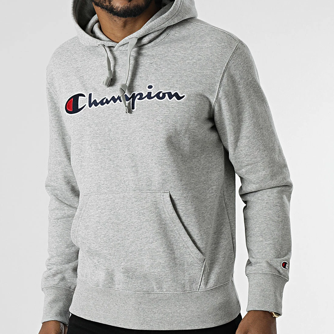 Sweat Capuche 217060 Gris Chiné de Champion 3 Sweat Capuche 217060 Gris Chiné de Champion