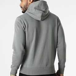 Sweat Capuche 217060 Gris Anthracite de Champion -Champion Soldes champion 297596 217060 ES525 20220106T162915 04