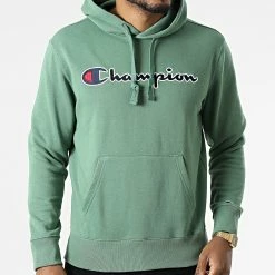 Sweat Capuche 217060 Vert de Champion 8 Sweat Capuche 217060 Vert de Champion -Champion Soldes champion 297597 217060 GS098 20220106T163129 03