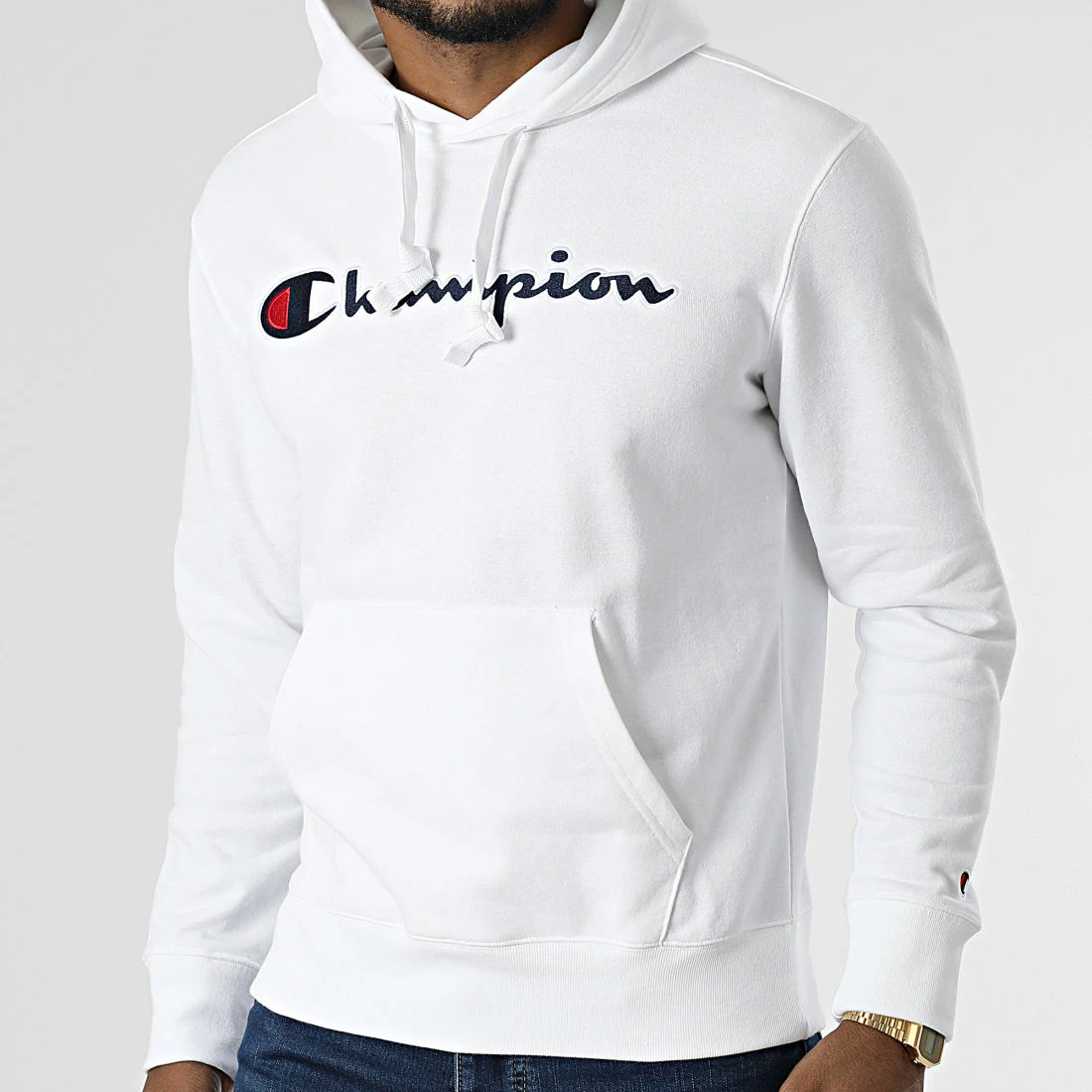 Sweat Capuche 217060 Blanc de Champion 5 Sweat Capuche 217060 Blanc de Champion – Image 3
