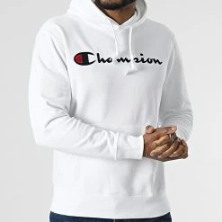 Sweat Capuche 217060 Blanc de Champion