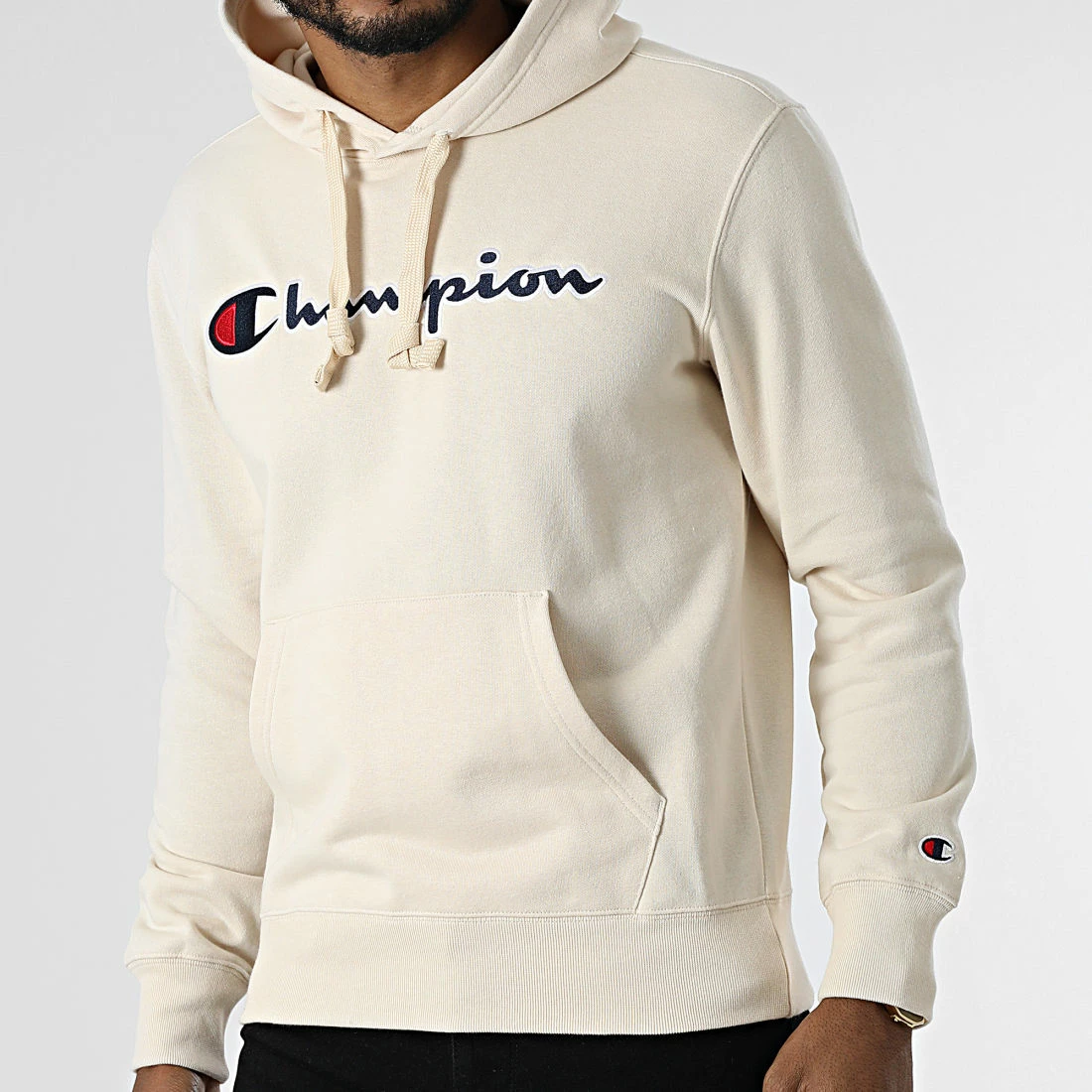 Sweat Capuche 217060 Beige de Champion 5 Sweat Capuche 217060 Beige de Champion – Image 3