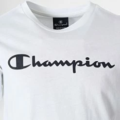 Tee Shirt Enfant 305908 Blanc de Champion 5 Tee Shirt Enfant 305908 Blanc de Champion -Champion Soldes champion 297614 305908 WW001 20220114T163122 02