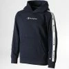 Sweat Capuche Enfant A Bandes 305916 Bleu Marine de Champion