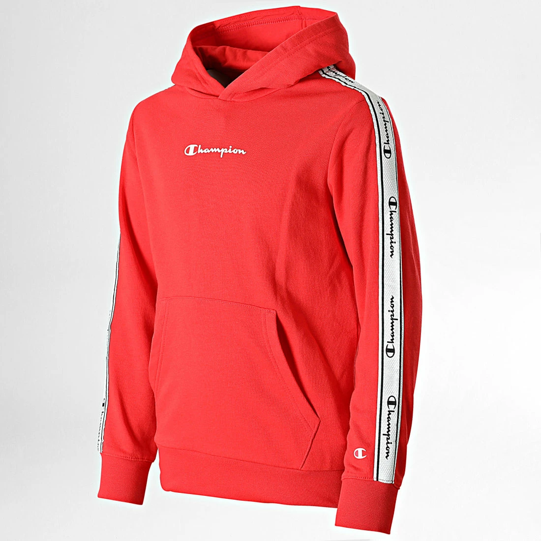 Sweat Capuche Enfant A Bandes 305916 Rouge de Champion 3 Sweat Capuche Enfant A Bandes 305916 Rouge de Champion